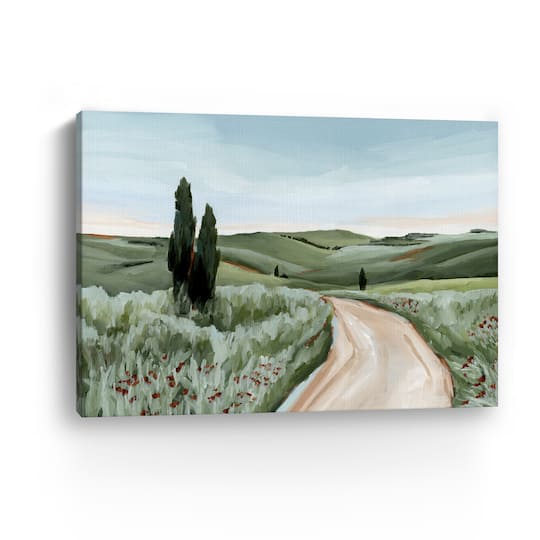 Lumaprints Tuscan Trail Italy Country Canvas Giclée Art